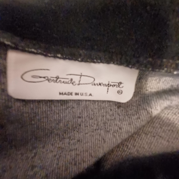 Gertrude Davenport womens button up blouse shacket size large - Picture 4 of 7